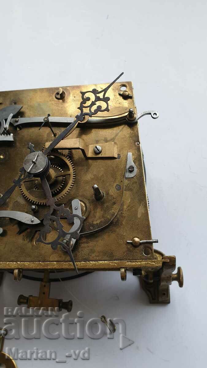 Auction  Rare mechanical wall clock regulator