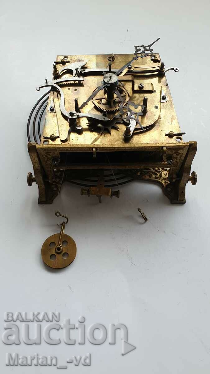 Rare mechanical wall clock regulator - 5