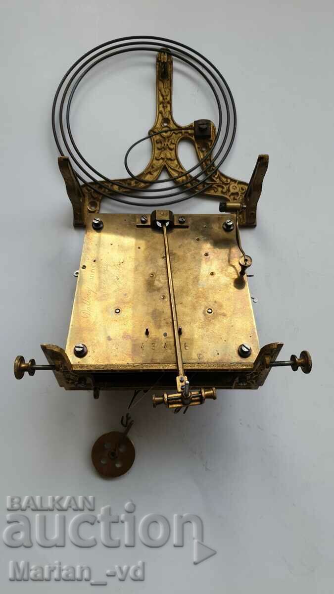 Rare mechanical wall clock regulator - 6