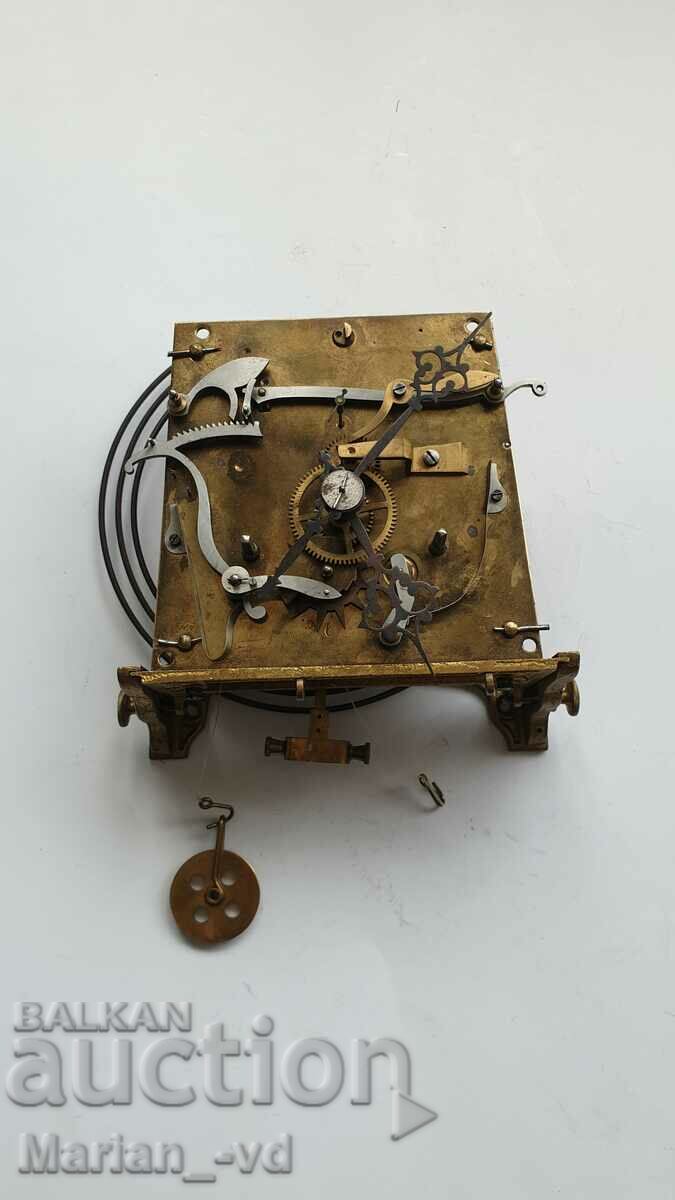 Rare mechanical wall clock regulator
