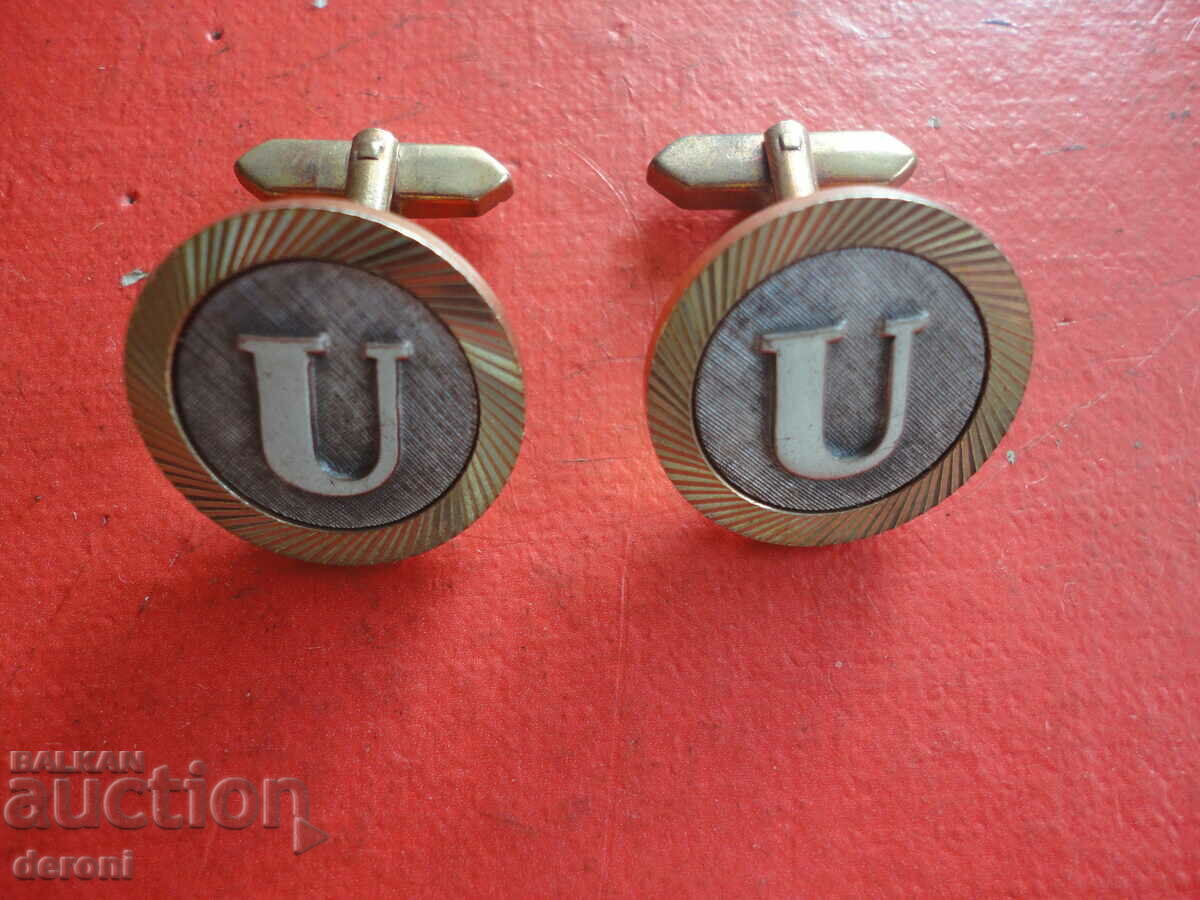 Gold-plated German football association cufflinks with price 15.00 BGN | € 7.67 Gold-plated German football association cufflinks with price 15.00 BGN | € 7.67