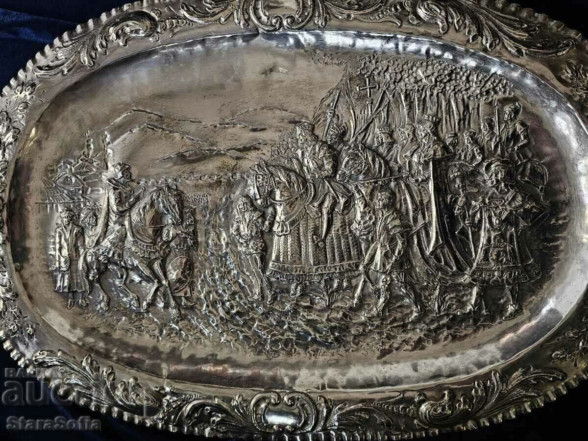 Аукцион ГОЛЯМО ПАНО СРЕБРО БАТАЛНА СЦЕНА