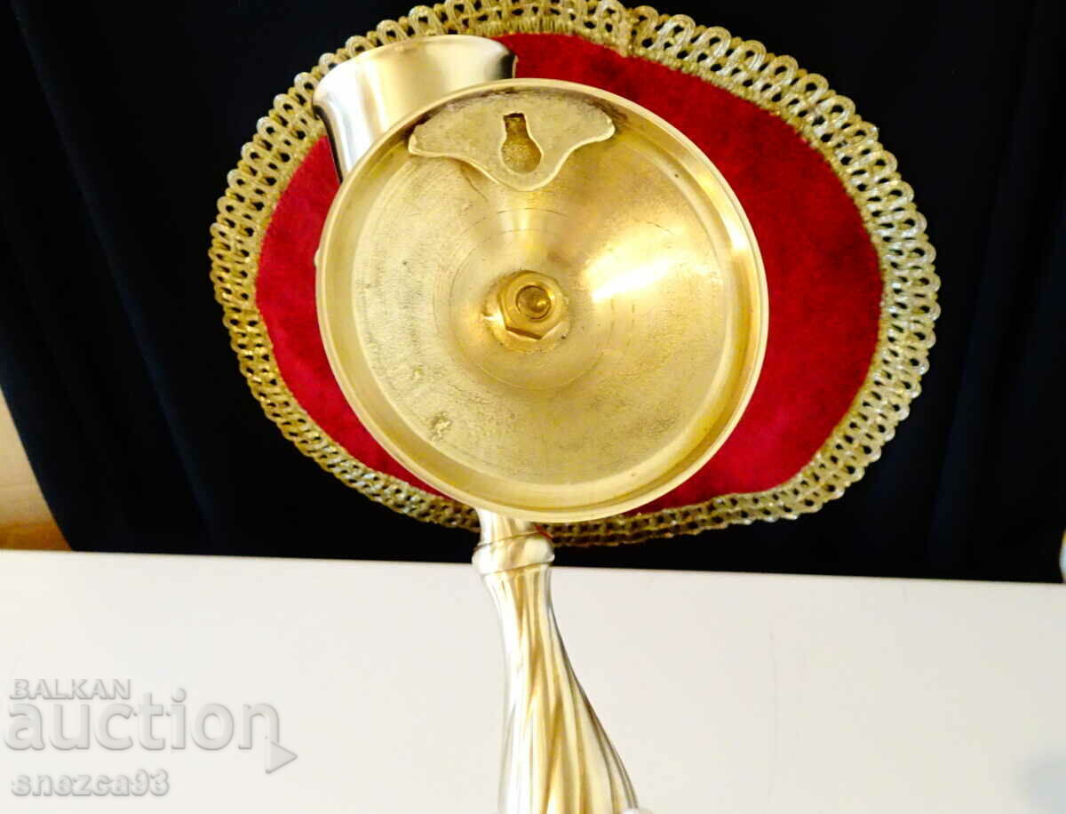 Bronze wall candlestick, piano candlestick. - 5 Bronze wall candlestick, piano candlestick. - 5