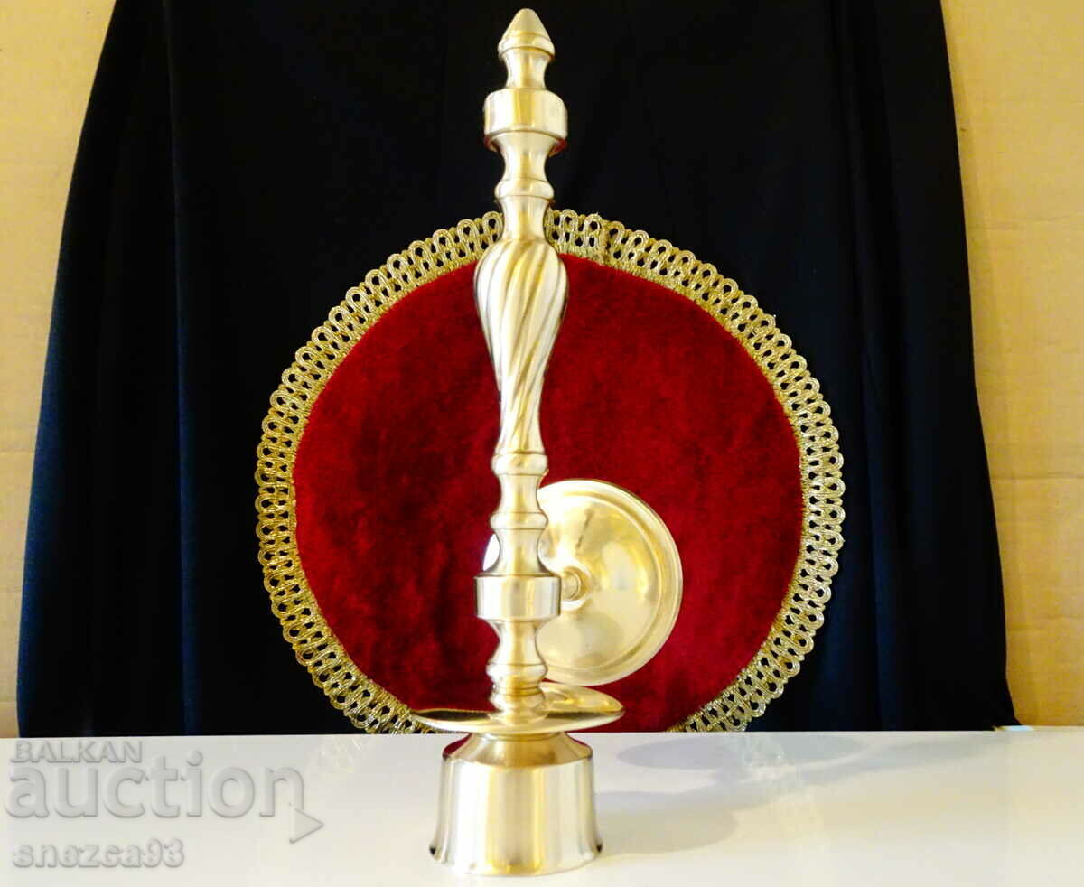 Bronze wall candlestick, piano candlestick. - 6 Bronze wall candlestick, piano candlestick. - 6