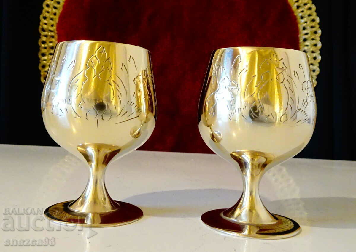 Livrarea Cești de bronz englezești, baroc, marcate