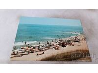 Postcard White Camping Luna Beach 1986