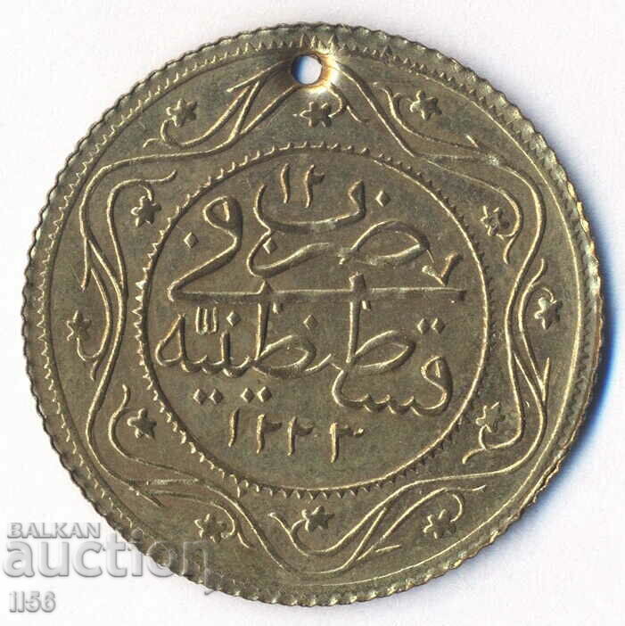 Turcia - pandantiv aurit pentru bijuterii - 1223/12 - secolul al XIX-lea