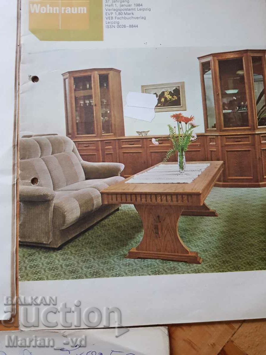 Delivery of German interior design magazines from 1984 - 3 issues