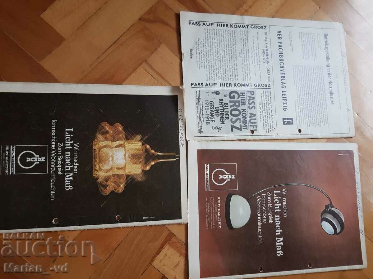 German interior design magazines from 1984 - 3 issues - 7