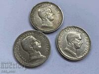 2 lire, Italy, 1914,1915,1916, silver
