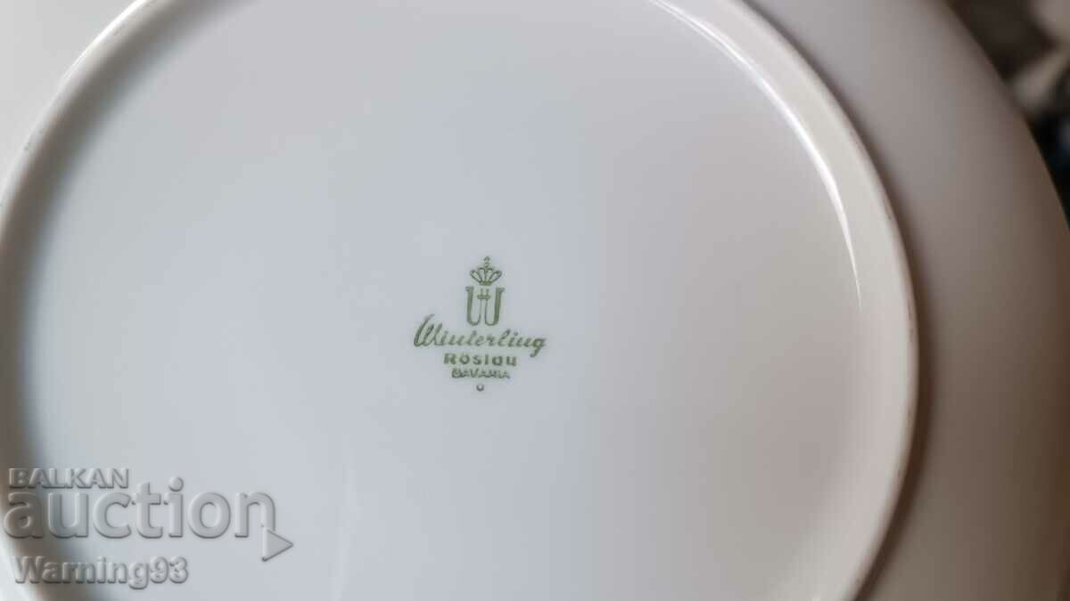 Triple porcelain set - cup + two saucers - 7 Triple porcelain set - cup + two saucers - 7