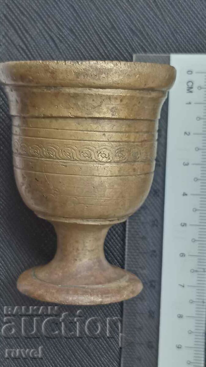 A small bronze mortar A small bronze mortar