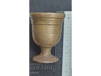 Un mic mortar de bronz