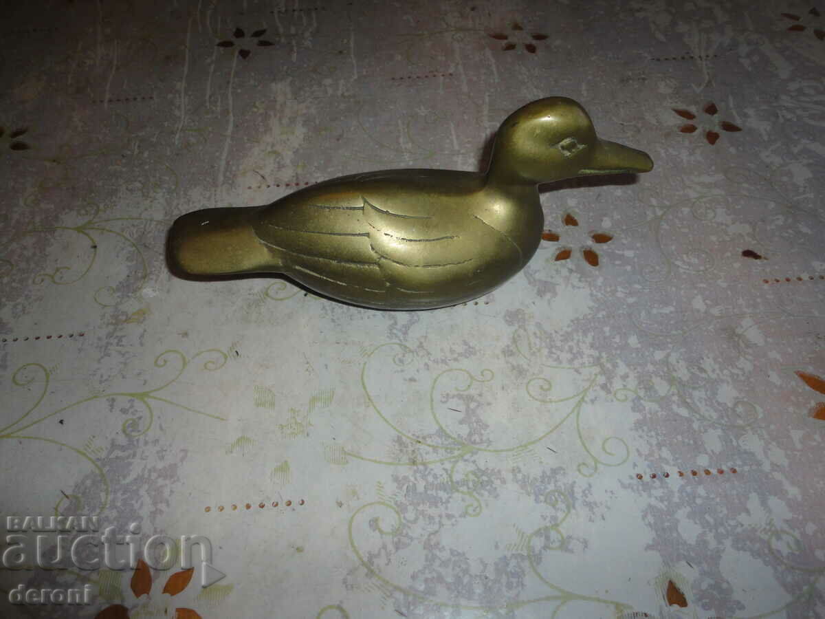Bronze figure plastic duck 3 - 6