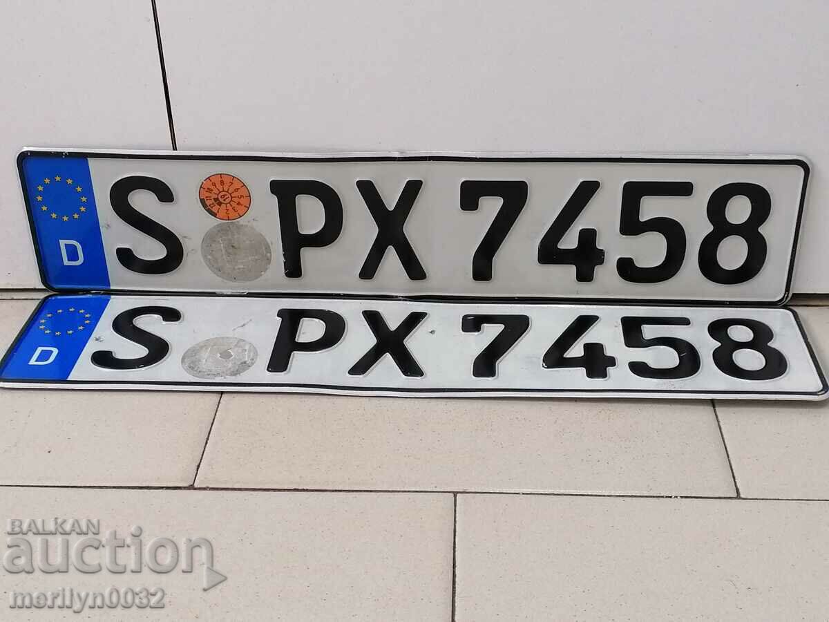 Pair of numbers, registration number, plate, number plate - 5 Pair of numbers, registration number, plate, number plate - 5