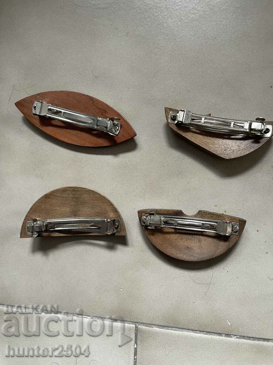 Φουρκέτες, ξύλινες, παραγωγής ART, τέλεια. - 6