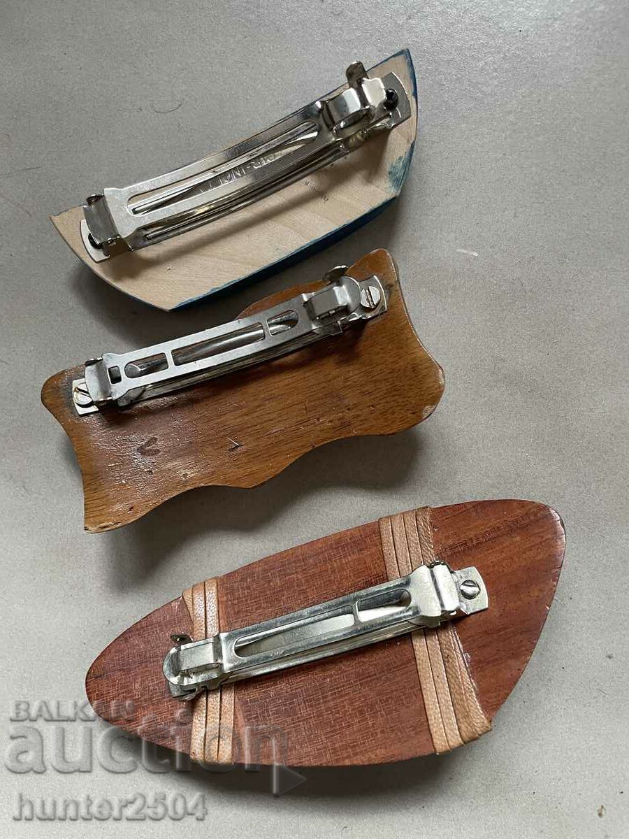 Hairpins, wooden, ART production, perfect. - 5