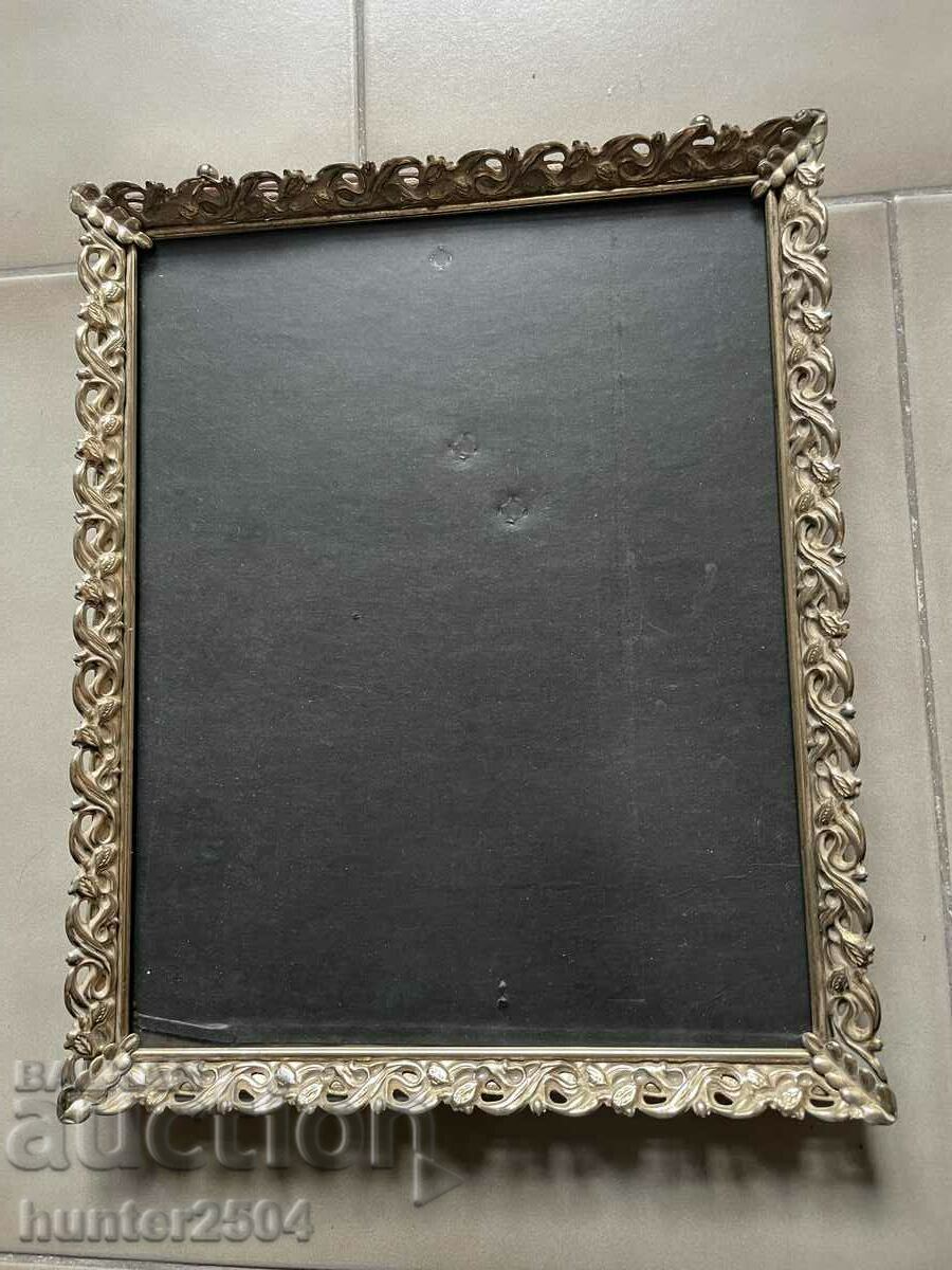 Frame - bronze, 21/26 cm, old