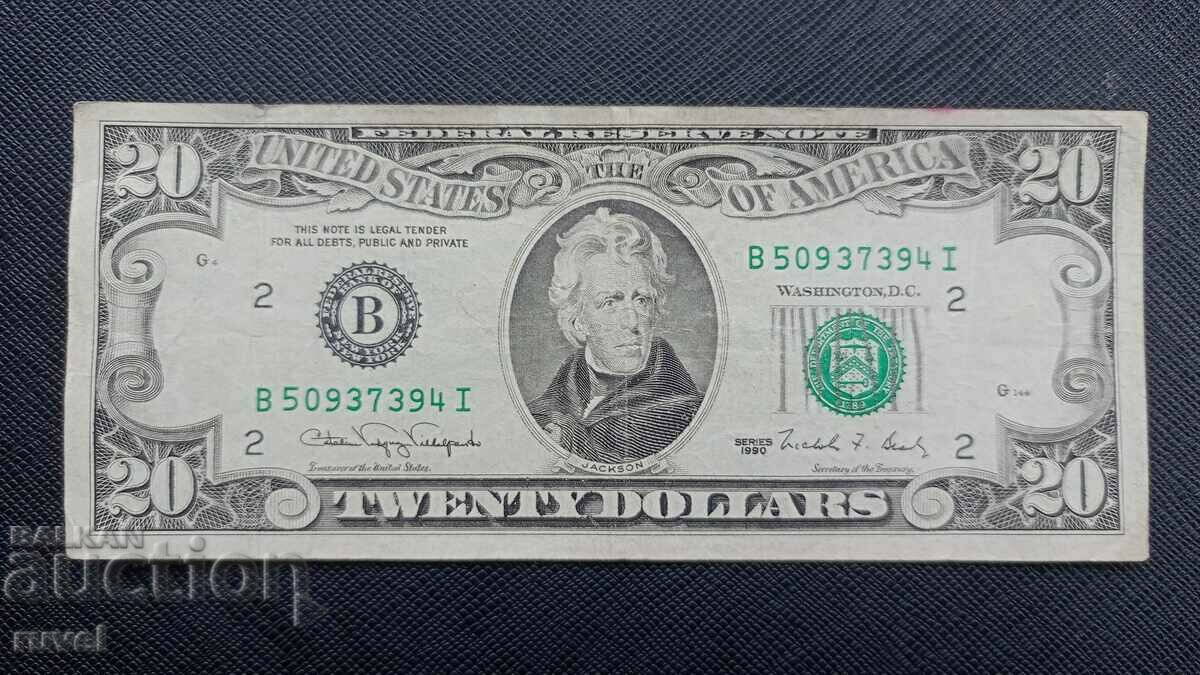 US $20 1990