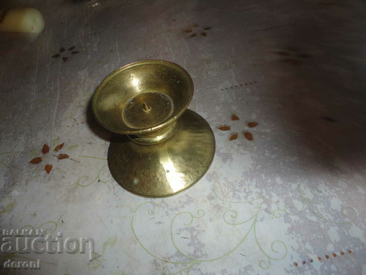 Старинен бронзов свещник 9 - 6