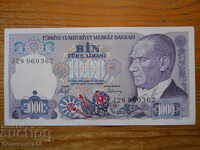 1000 Lira 1970 - Turkey ( EF )