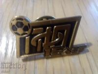 Football badge Russia professional league 15 years anniversary