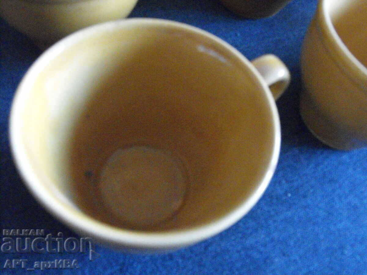 TEA SET for 6, total of 21 vessels, porcelain. - 7