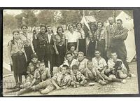 4117 Царство България лагер Скаути униформи знаци  20-те г.