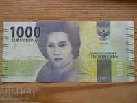 1000 рупии 2016 г - Индонезия ( UNC )