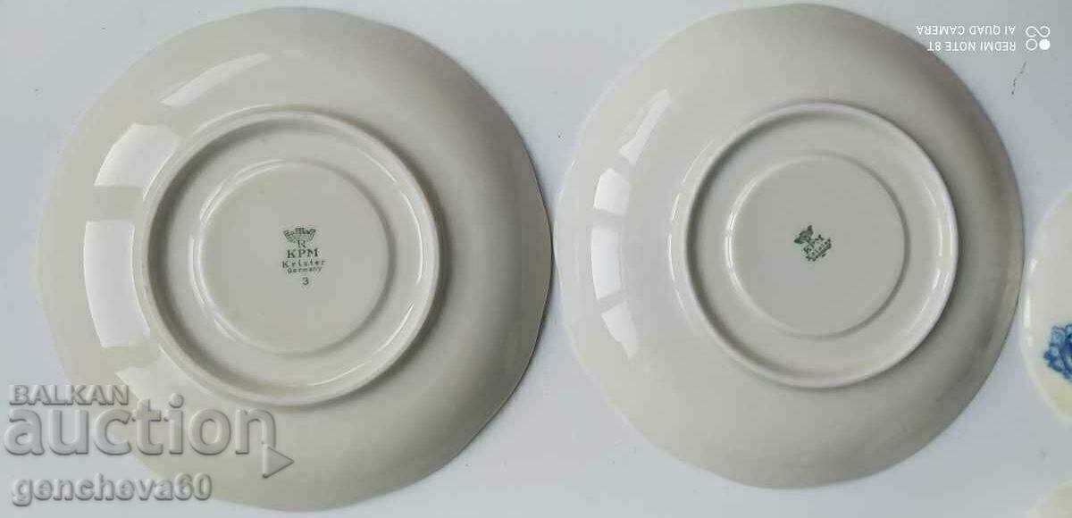 Auction Fine porcelain KPM tea cup and saucer set Auction Fine porcelain KPM tea cup and saucer set