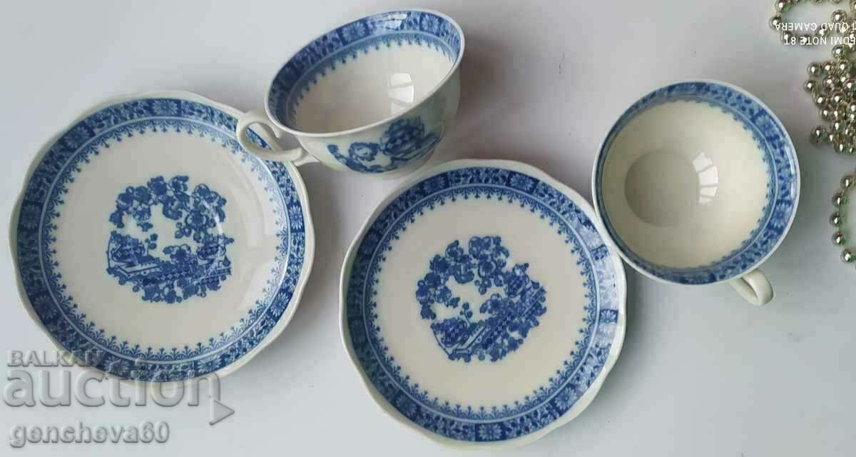 Delivery of Fine porcelain KPM tea cup and saucer set Delivery of Fine porcelain KPM tea cup and saucer set