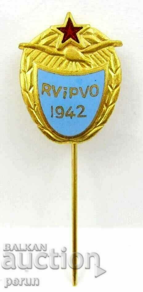 Old Badge-WW2-1942-Yugoslav Air Force and Air Defense