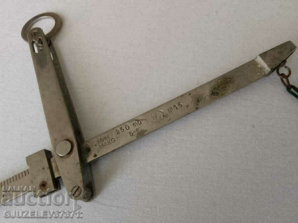 Delivery of Old apothecary scale Delivery of Old apothecary scale