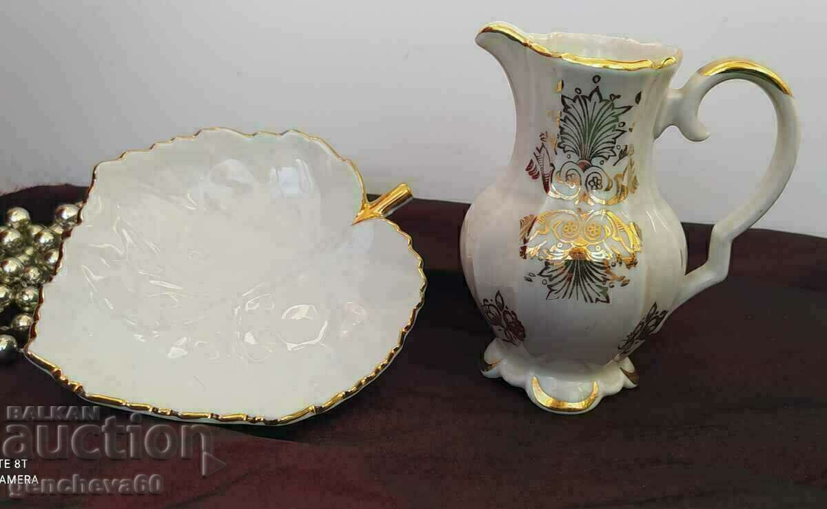 Delivery of Beautiful SEVELEN milk jug and leaf Delivery of Beautiful SEVELEN milk jug and leaf