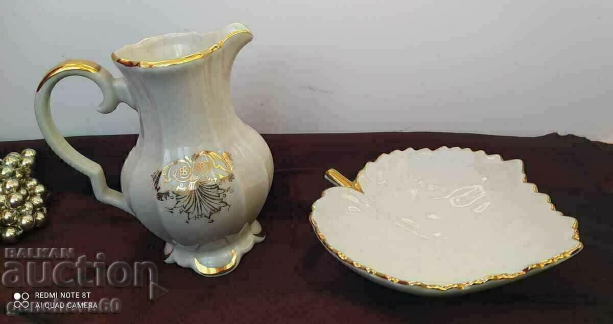 Beautiful SEVELEN milk jug and leaf - 5 Beautiful SEVELEN milk jug and leaf - 5