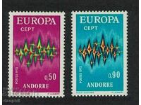 Andorra Fr. 1972 Europe CEPT (**) clean, unstamped