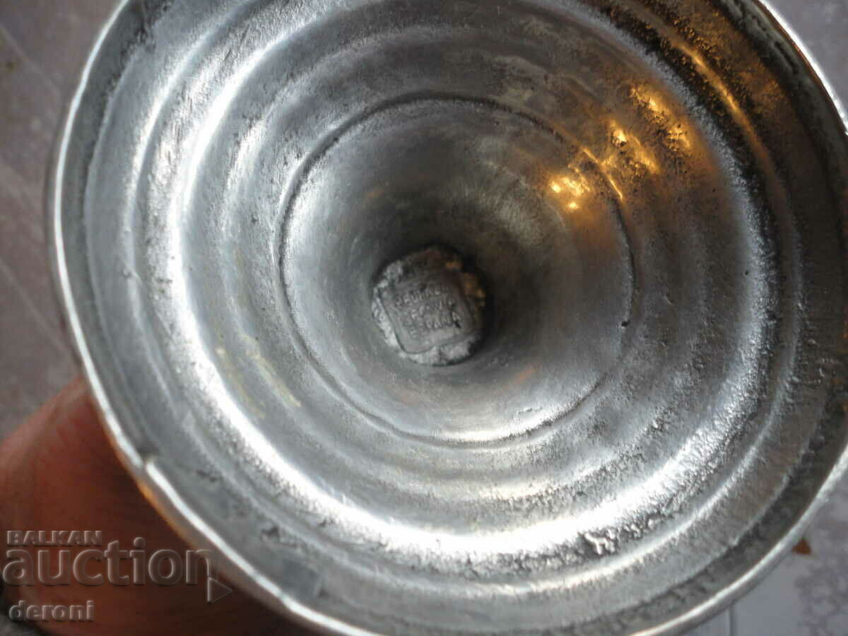 Δημοπρασία Ισπανικό κύπελλο κασσίτερου Δισκοπότηρο Pedraza 2 Δημοπρασία Ισπανικό κύπελλο κασσίτερου Δισκοπότηρο Pedraza 2