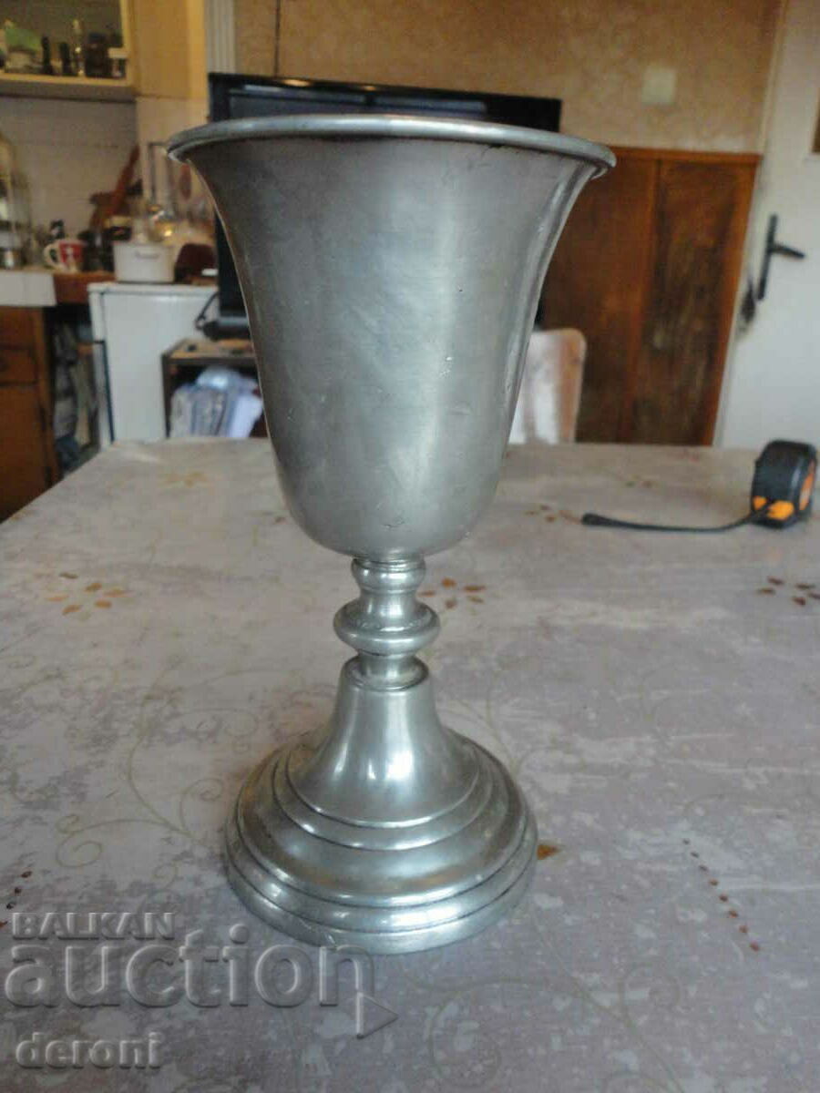 Spanish Pewter Goblet Chalice Pedraza 2