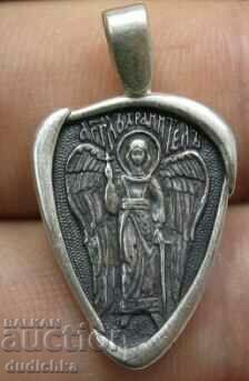 Silver pendant icon St. Archangel Michael