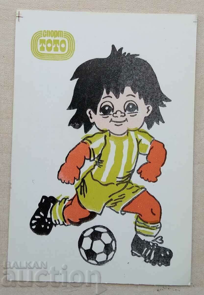 14939 Calendar - Sport Toto Football - 1986