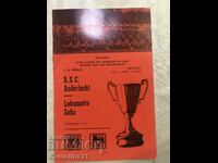 Football Anderlecht Lokomotiv Sofia 1977