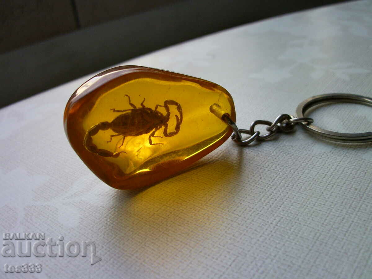 Scorpion keychain