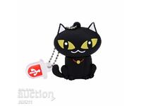 Флашка 4 гб Черна котка , USB малко коте котешка лапа