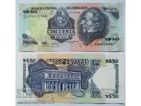 URUGUAY URUGUAY 50 Peso emisiune - emisiune 1988 NOU UNC