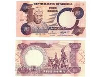 NIGERIA NIGERIA 5 NAIRA numărul 2002 NOU UNC