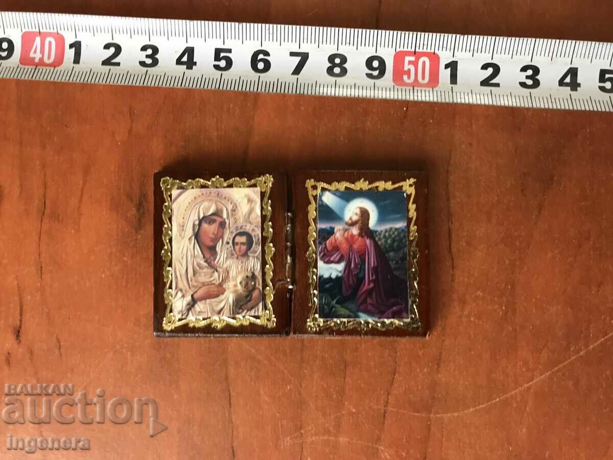 ICON DIPTYCH MINI POCKET with price 7.00 BGN | € 3.58 ICON DIPTYCH MINI POCKET with price 7.00 BGN | € 3.58