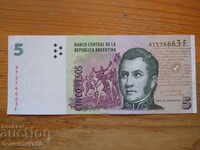 5 πέσος 2003 - Αργεντινή ( UNC )