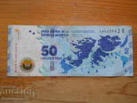 50 песо 2015 г (юбилейна) - Аржентина ( G )