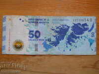 50 песо 2015 г (юбилейна) - Аржентина ( F )