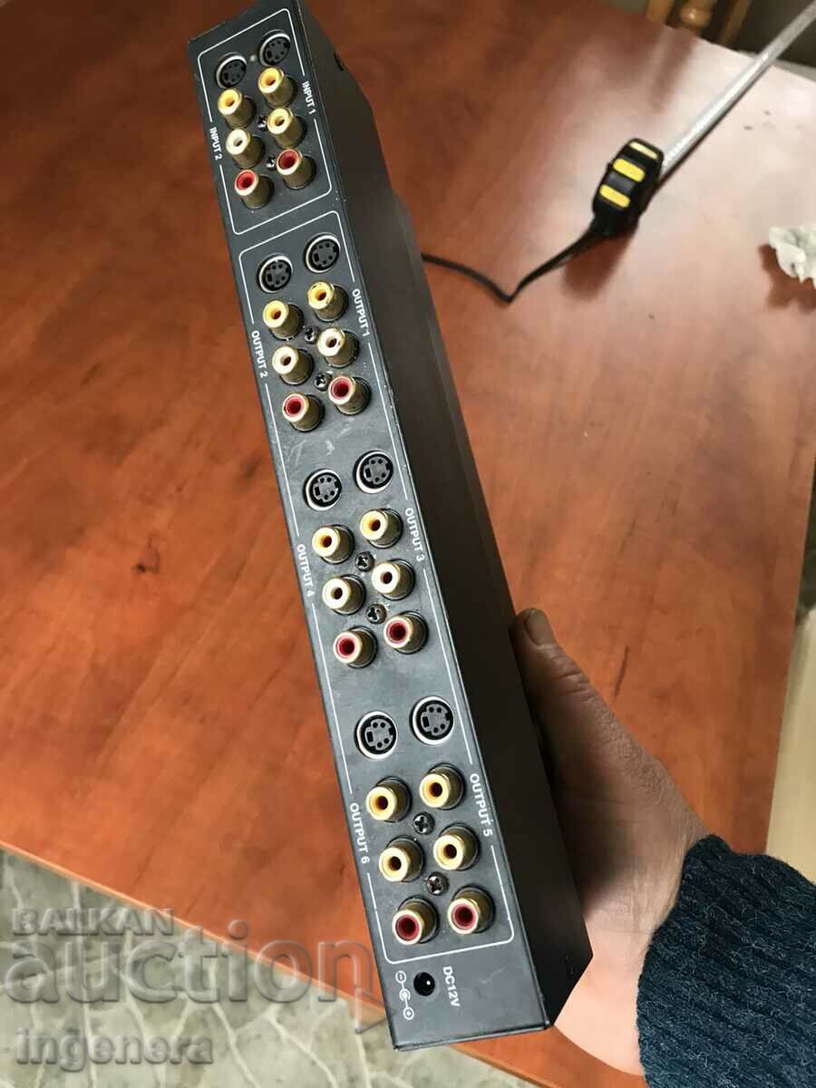 Auction VIDEO DISTRIBUTION SIX CHANNEL AMPLIFIER Auction VIDEO DISTRIBUTION SIX CHANNEL AMPLIFIER